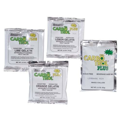 Carbotrol Citrus Flavored Gelatin Mix, 2.5 Ounce, 18 Per Case